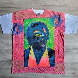 Vintage Heaven Smiles Davis Miles AOP Shirt Michael Rios Jazz 90s Tee